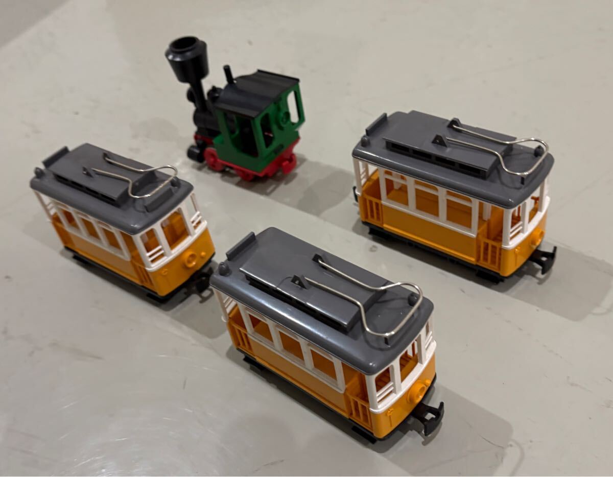 メーカー 縮尺 不明 海外 SL 蒸気 機関車 路面 電車 トラム 4両 外国 車両 蒸機 リスボン ウェイ ウエイ_画像4