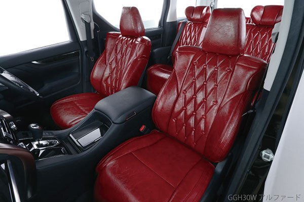 ベレッツァ ヴィンテージスタイル チェスターフィールド シートカバー タフト LA900S LA910S R4/10~ Gターボ/G/Gクロムベンチャー_画像4