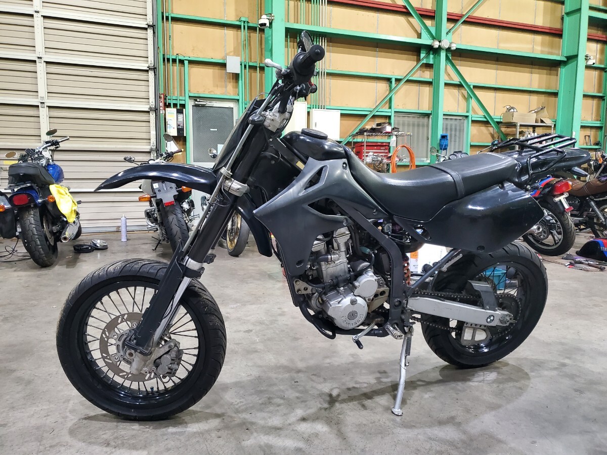 格安 Dトラッカー250 Dトラッカー セル始動 社外メーター LX250E-A03~ 自賠責R9年8月_画像1