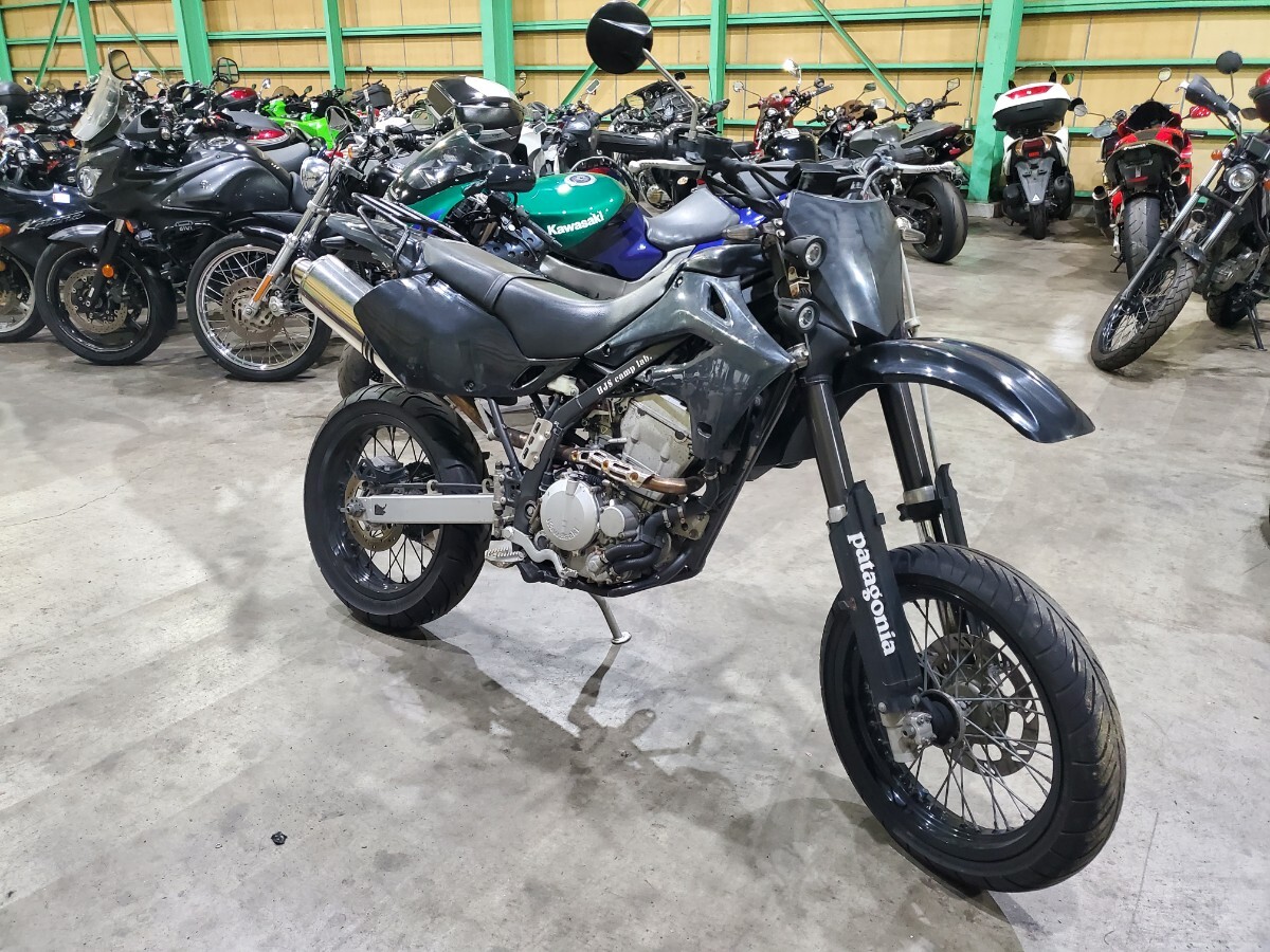 格安 Dトラッカー250 Dトラッカー セル始動 社外メーター LX250E-A03~ 自賠責R9年8月_画像3