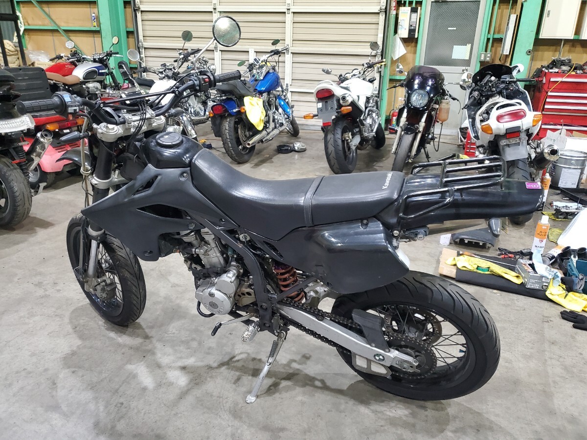 格安 Dトラッカー250 Dトラッカー セル始動 社外メーター LX250E-A03~ 自賠責R9年8月_画像6