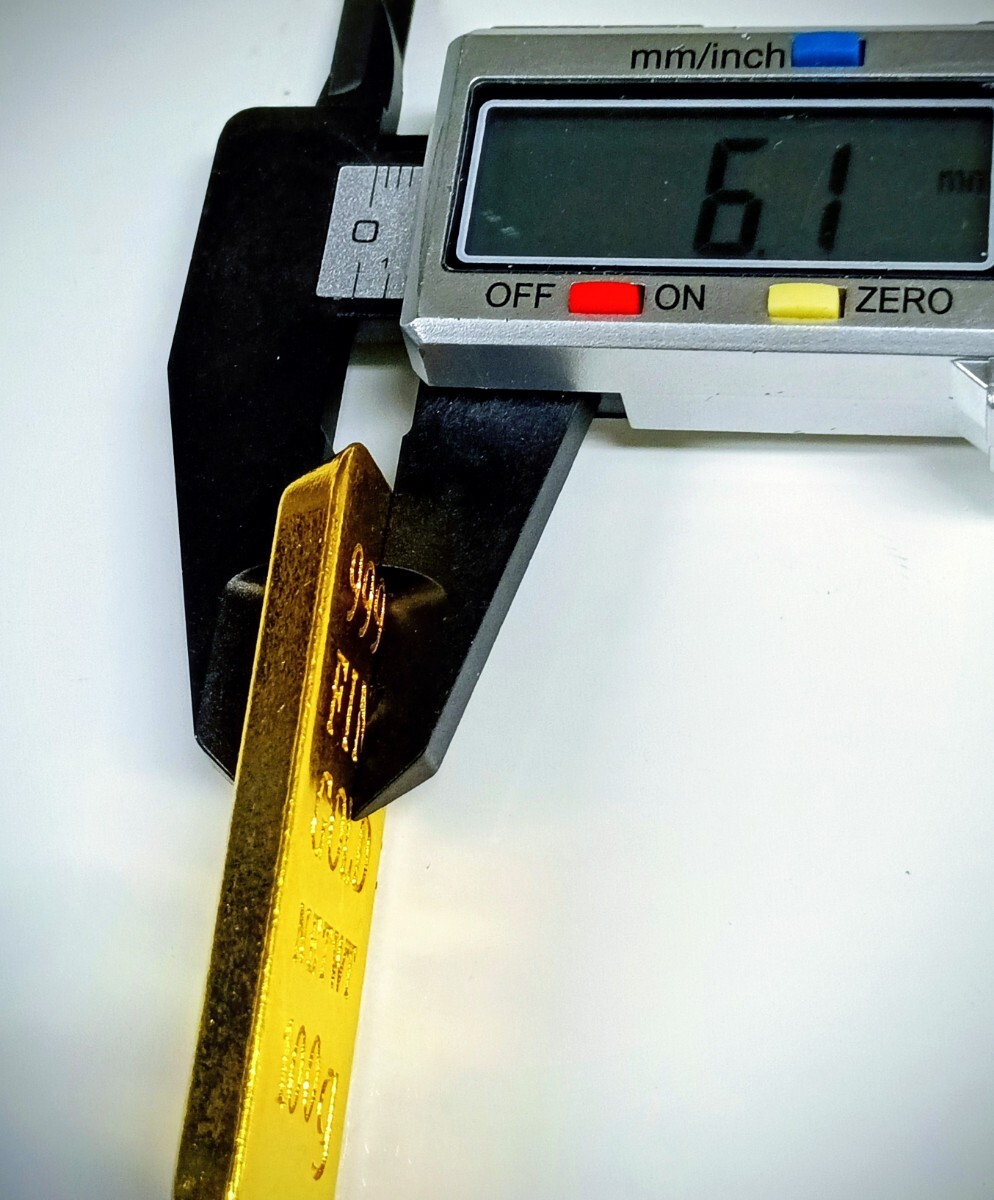 ② ゴールドバー インゴット 金貨 金塊 FINEGOLD 磁性無し_画像5