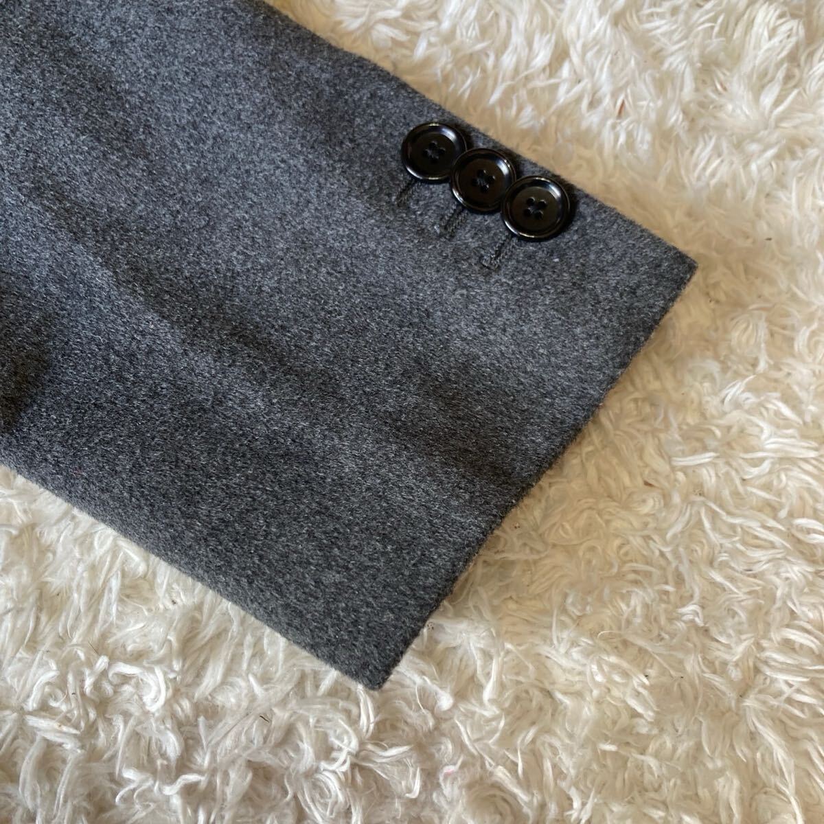 極美品!! キャサリンハムネット KATHARINE HAMNETT LONDON チェスターコート Mサイズ グレー　秋冬_画像4