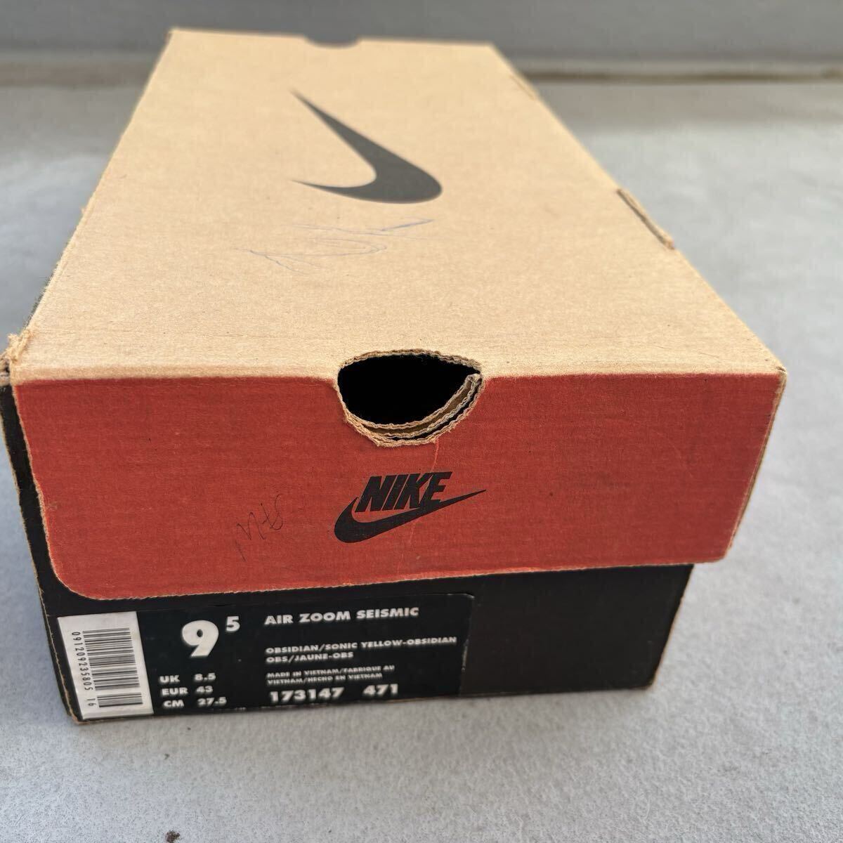 NIKE AIR ZOOM SEISMIC размер mik1998 неиспользуемый товар 1st цвет US9.5