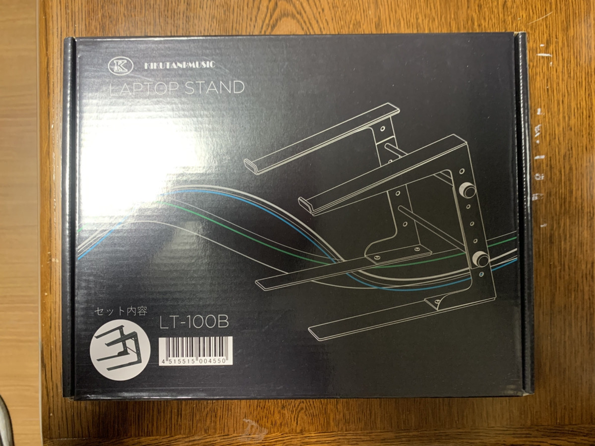 新品 未開封 KIKUTANI LAPTOP STAND LT-100B ラップトップスタンド PCスタンド DJ キクタニ_画像1