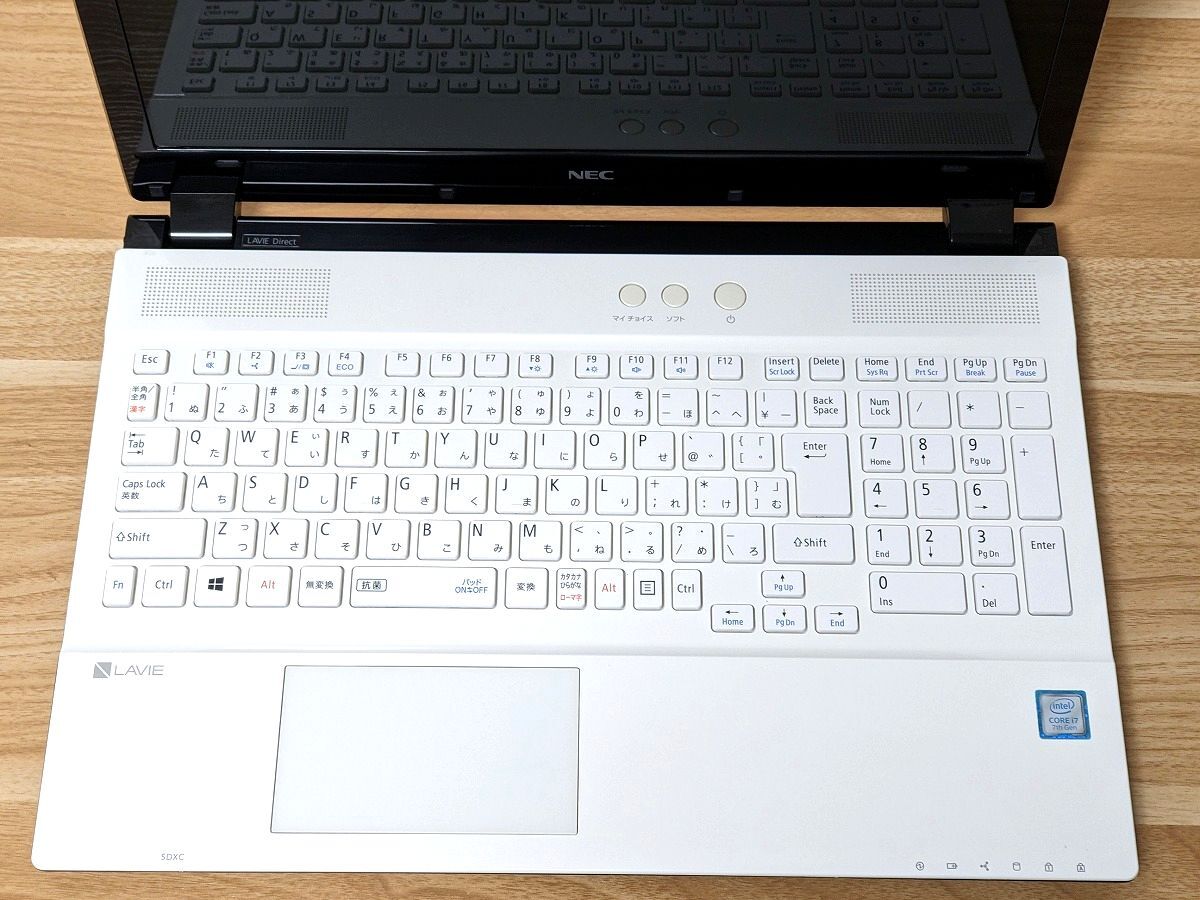 美品 すぐに使用可能 Windows11 Office2021 Intel Core i7 NEC Lavie 新品SSD 512GB メモリ 8GB(即決16GB) 管892_画像3