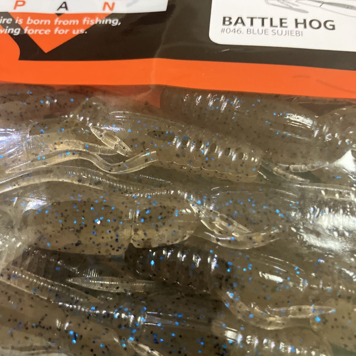 レイドジャパン BATTLE HOG (バトルホッグ) 3.3インチ 046 ブルースジエビ_画像4