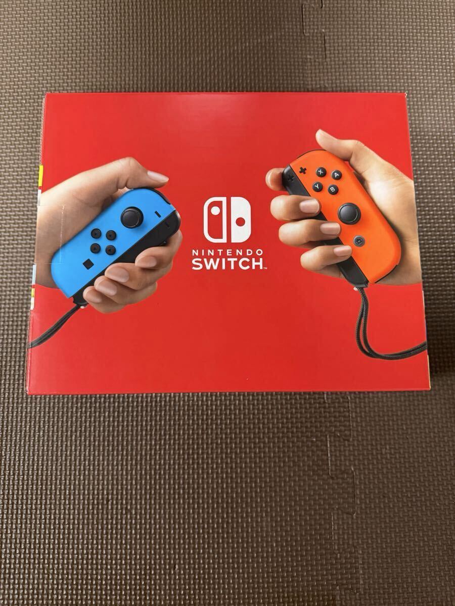 Nintendo Switch 新モデル ネオンブルー ネオンレッド 新品未開封 本体 保証あり_画像2