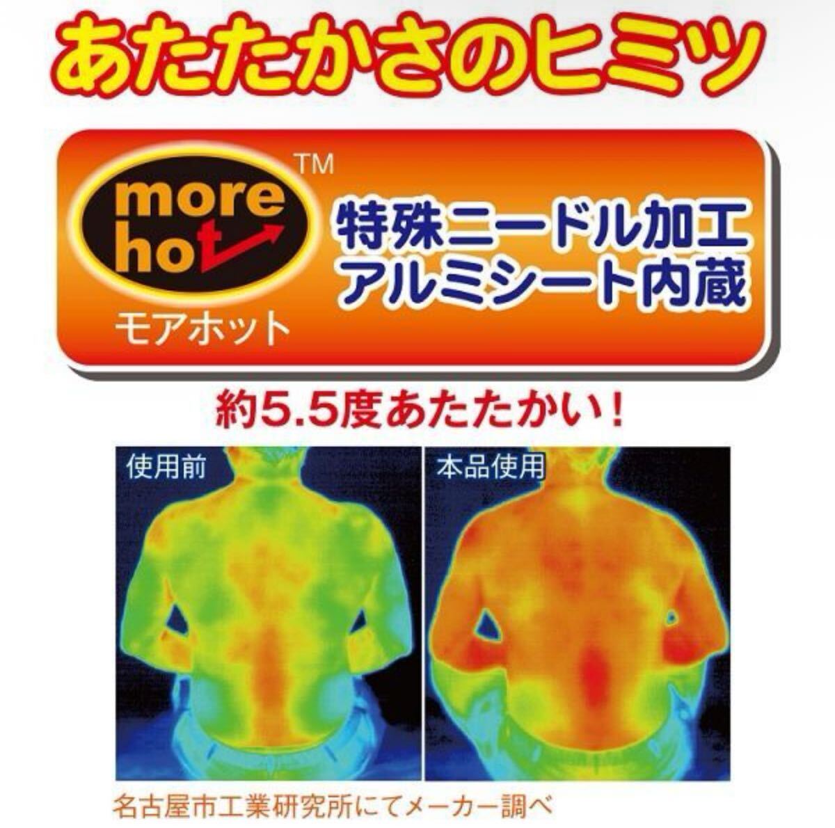 新品 ◇ ホットクッション 暖暖あったか どこでもパッド 電気不要 丸洗い可 アルミ more hot 足元 座布団_画像4