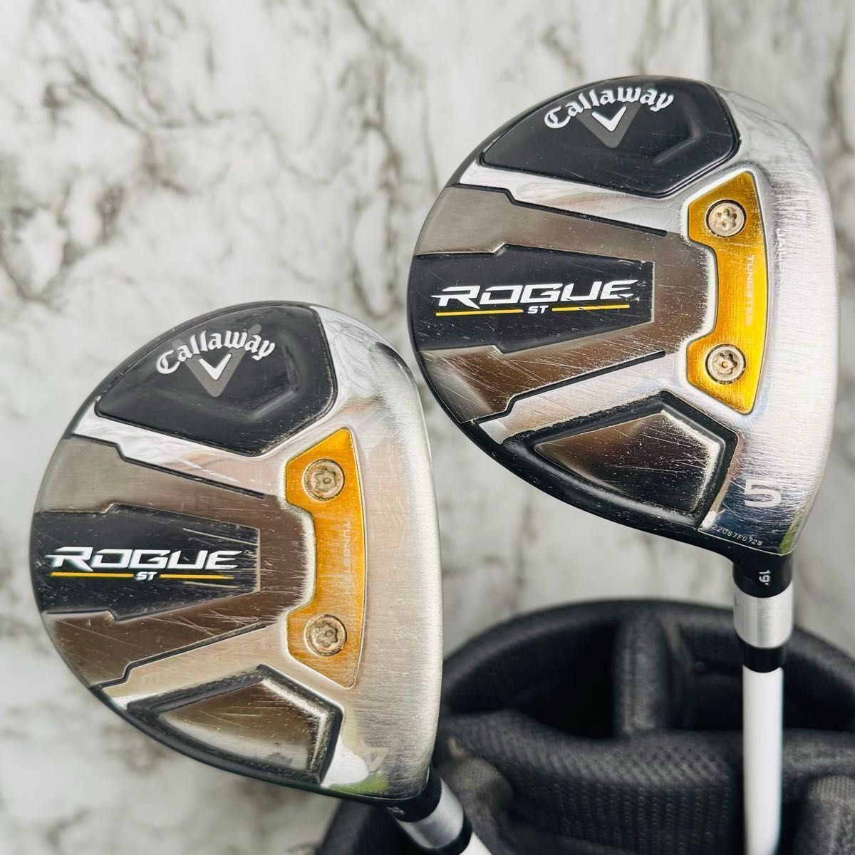 Callaway キャロウェイ ROGUE ST MAX FAST ローグST 5W 7W フェアウェイウッド FW ELDIO 40A 2本 レディース カーボン A_画像10