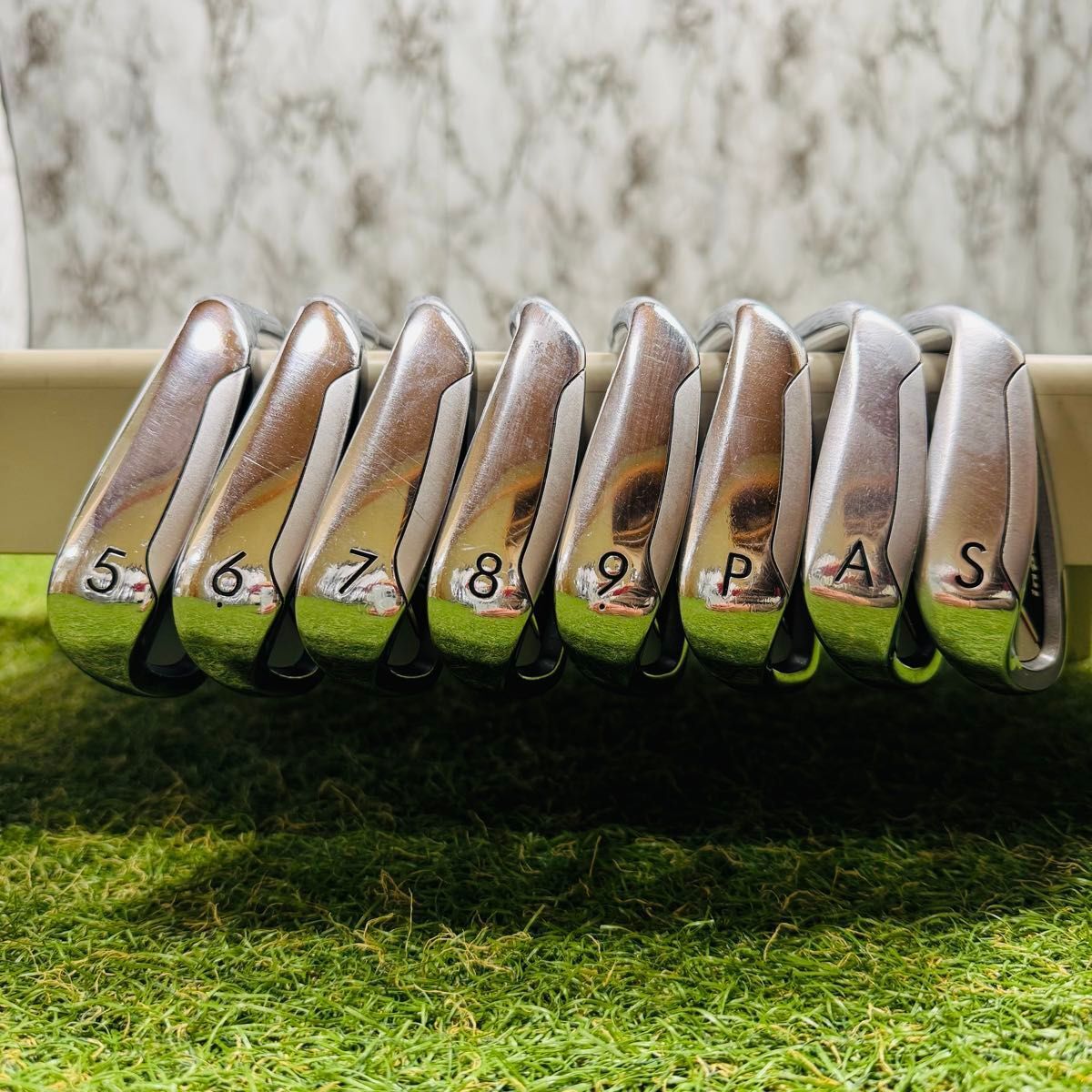 【豪華8本】YAMAHA ヤマハ inpresX D BLACK インプレスX Dブラック メンズアイアンセット カーボン R_画像6