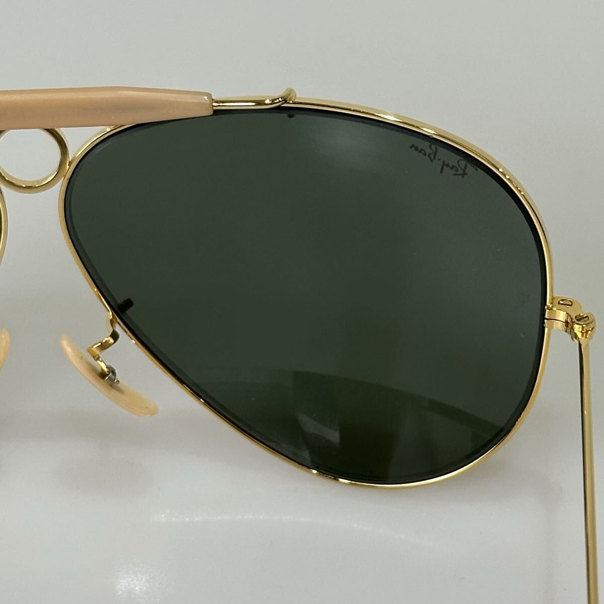 хорошая вещь!!90's B&L RayBan * shooter 62.G-15 Gold boshu ром Teardrop USA ray-ban солнцезащитные очки