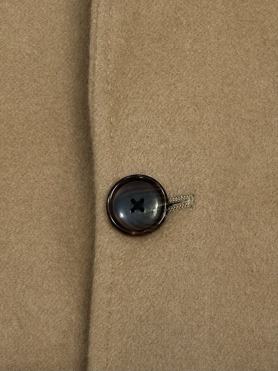 良品!! EDIFICE エディフィス ウール カシミヤ チェスターコート(48)ベージュ メンズ アウター_画像6