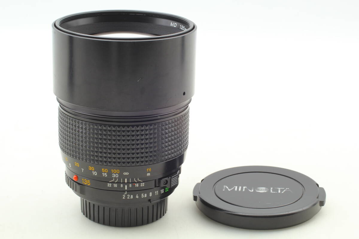 ★美品★ミノルタ MINOLTA New MD NMD 135mm F2 ★ 単焦点 中望遠レンズ #5523_画像6
