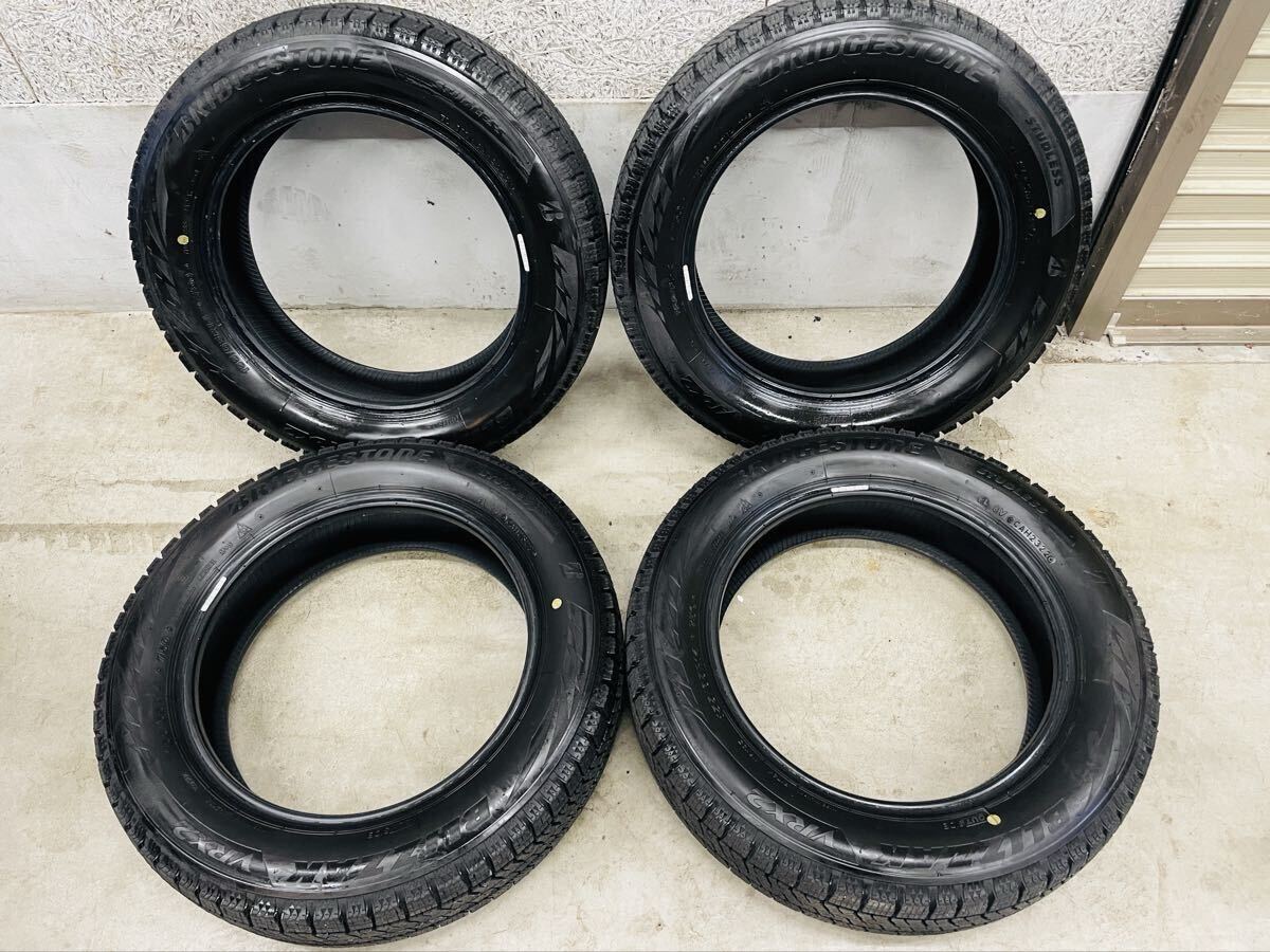 155/65R14 75Q BRIDGESTONE ブリザック VRX2 スタッドレスタイヤ4本セット 2022年製 溝6.0〜6.4mm_画像1