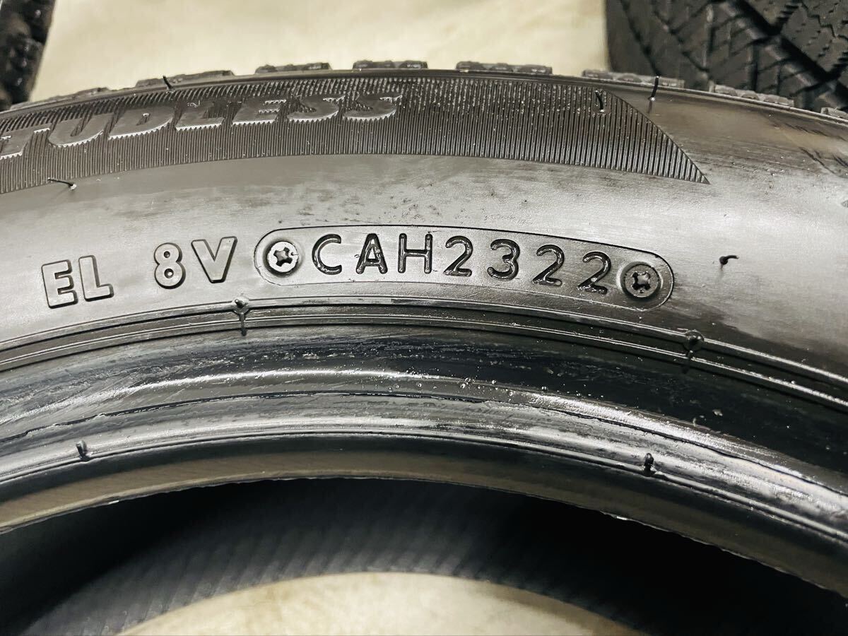 155/65R14 75Q BRIDGESTONE ブリザック VRX2 スタッドレスタイヤ4本セット 2022年製 溝6.0〜6.4mm_画像4