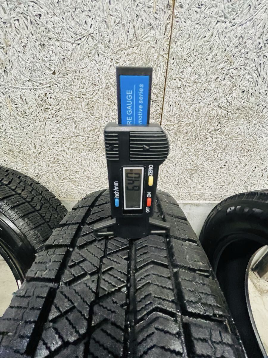 155/65R14 75Q BRIDGESTONE ブリザック VRX2 スタッドレスタイヤ4本セット 2022年製 溝6.0〜6.4mm_画像7