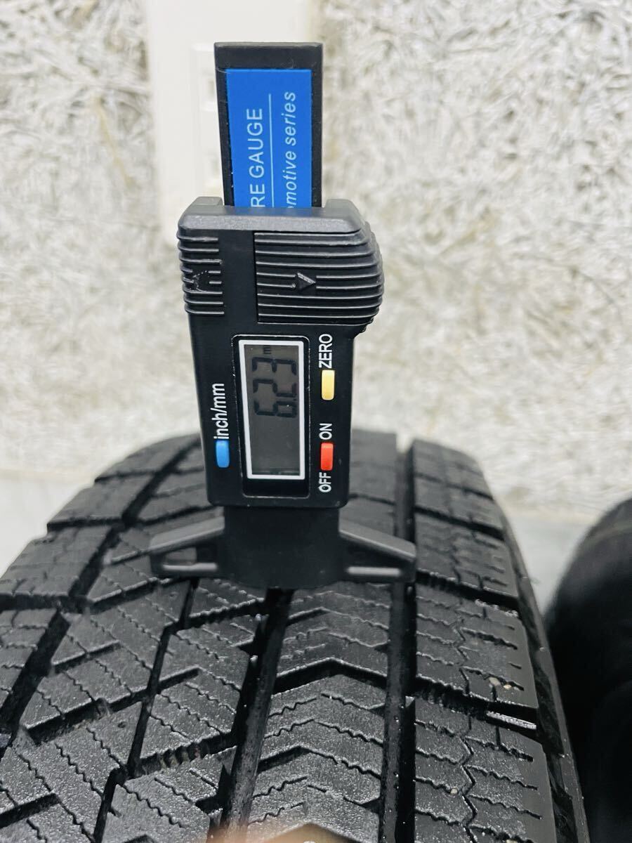 155/65R14 75Q BRIDGESTONE ブリザック VRX2 スタッドレスタイヤ4本セット 2022年製 溝6.0〜6.4mm_画像9
