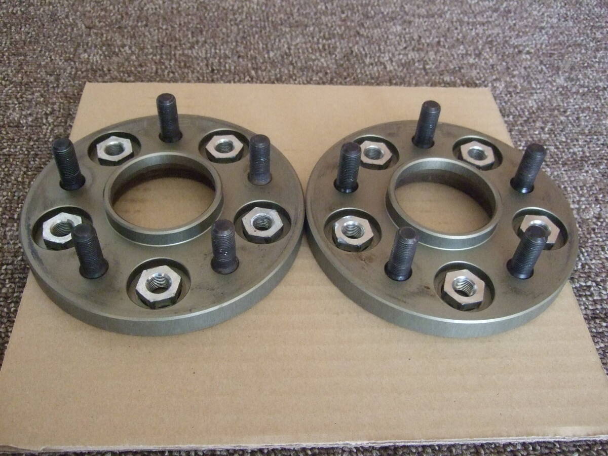 ☆ REALワイドトレッドスペーサー 日産R35GTR専用 M12ハブボルト車用 15ミリ ☆_画像2