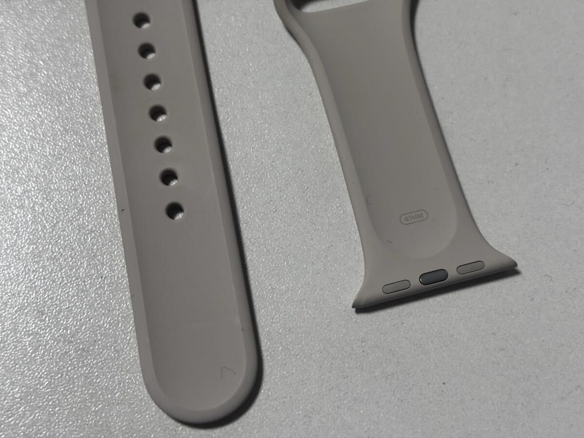 【Apple純正】アップルウォッチ41mm S/M スポーツバンド スターライト ★美品★箱なし_画像6