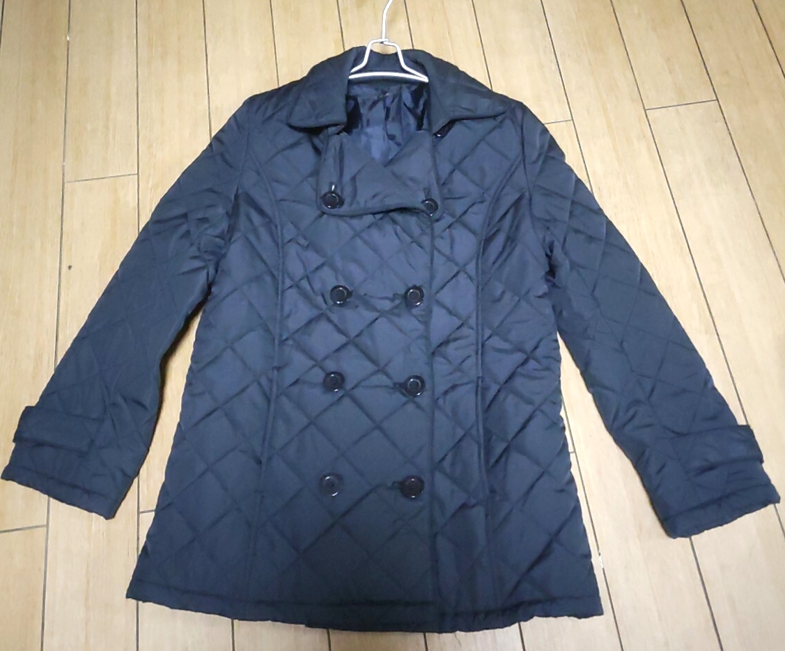 a.v.v（アー・ヴェ・ヴェ）　キルティングジャケット 黒 サイズ38_画像1