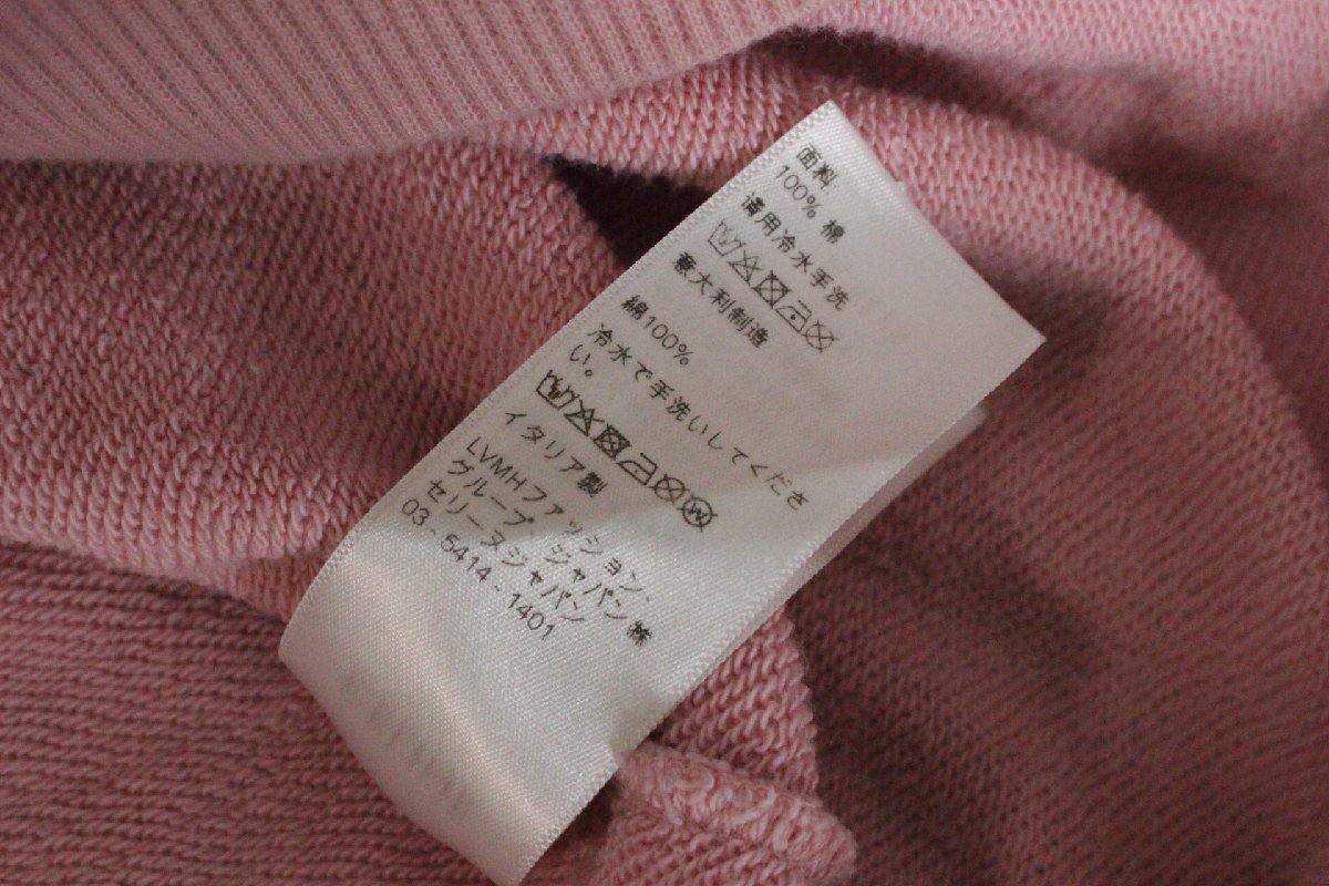 セリーヌ CELINE ロゴ プリント フーディー パーカー スウェット トレーナー ピンク 黒 ブラック [M] メンズ 2Y321052H F1021/T9/T47/T198_画像7