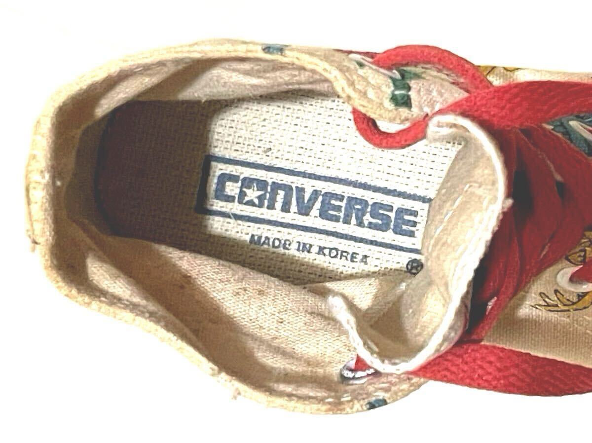 【80s CONVERSE】STEGOSAURUS コンバース ステゴザウルス 韓国製 スニーカー キッズ CONASAUR vintage ヴィンテージ _画像8