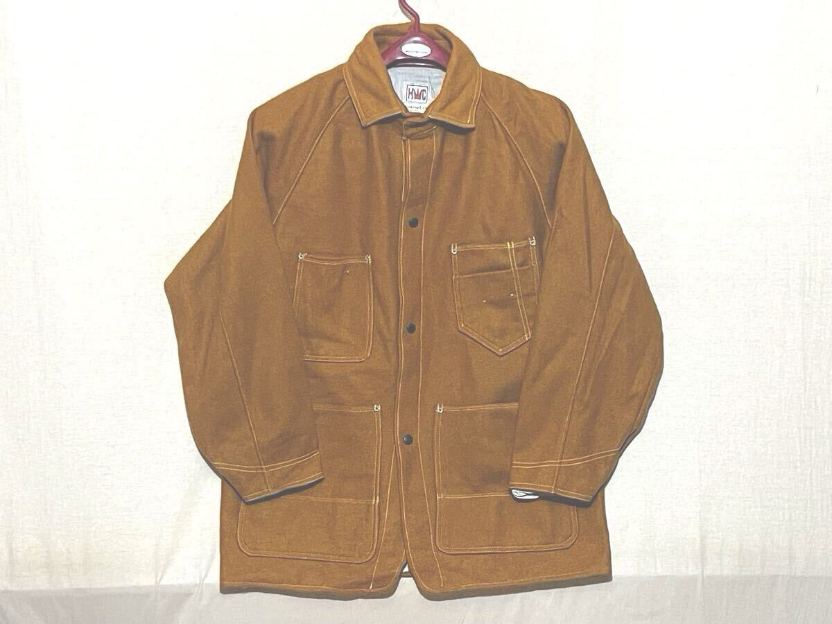 【Hermosa work clothing】USA製 HWC ウールカバーオール ジャケット サイズS 裏地付き made in USA ワーク　　_画像1