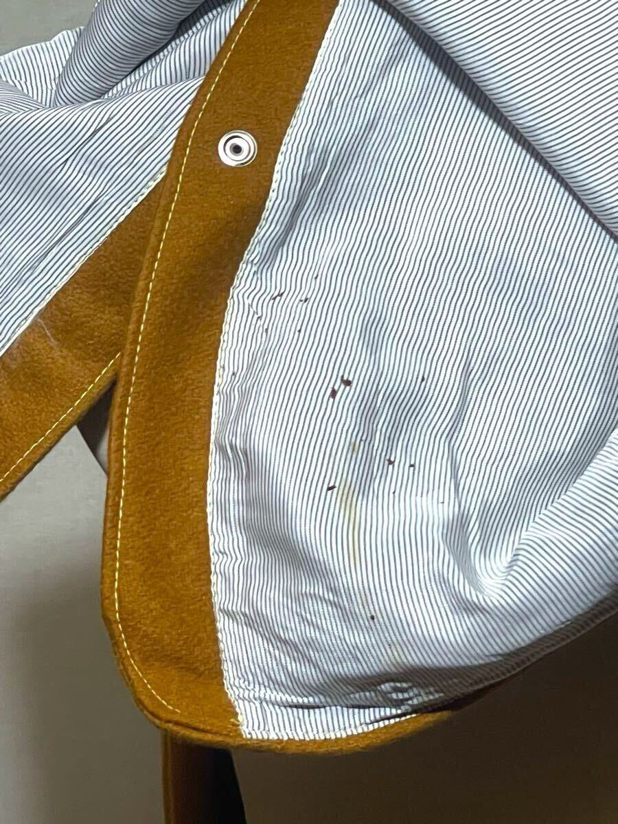 【Hermosa work clothing】USA製 HWC ウールカバーオール ジャケット サイズS 裏地付き made in USA ワーク　　_画像6