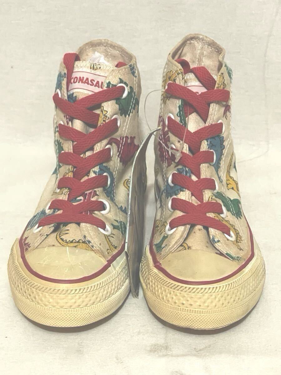 【80s CONVERSE】STEGOSAURUS コンバース ステゴザウルス 韓国製 スニーカー キッズ CONASAUR vintage ヴィンテージ _画像2