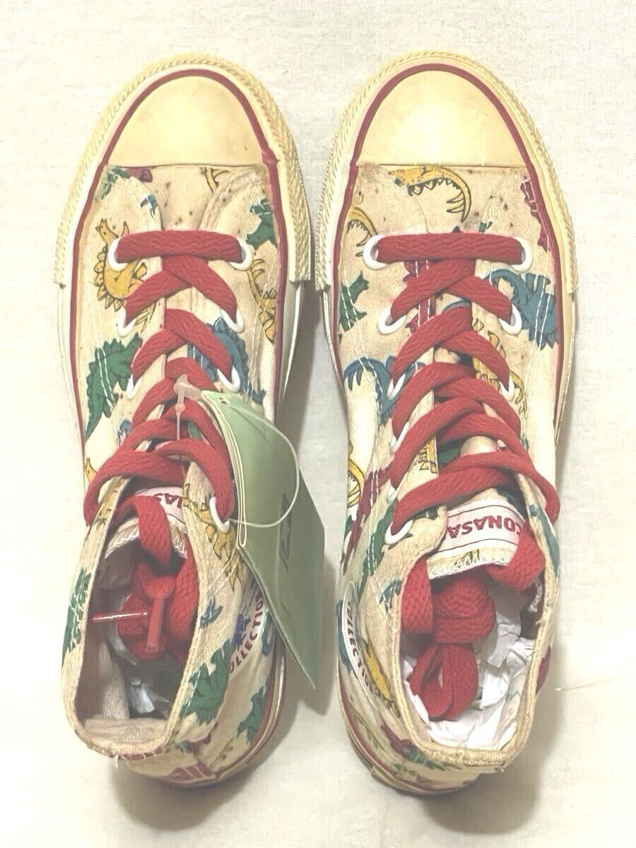 【80s CONVERSE】STEGOSAURUS コンバース ステゴザウルス 韓国製 スニーカー キッズ CONASAUR vintage ヴィンテージ _画像3