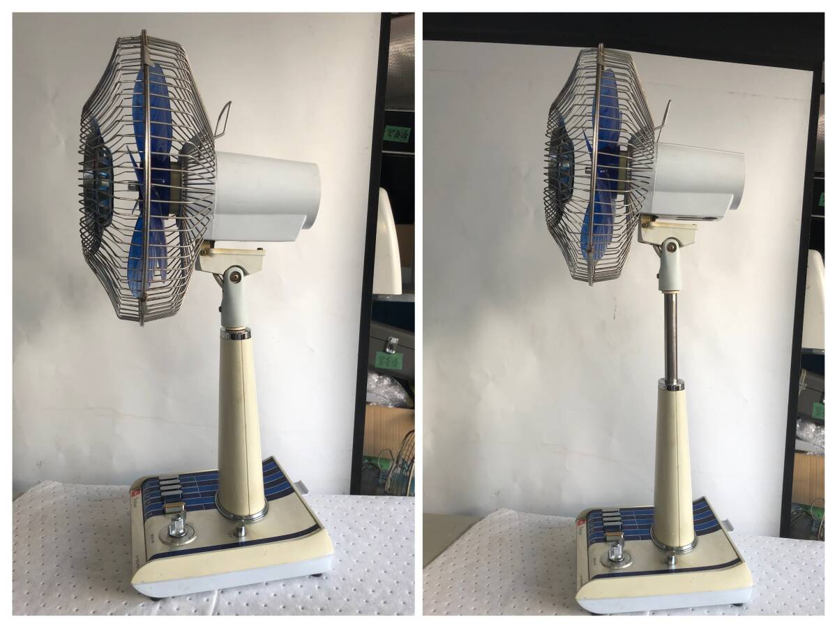 Showa Retro вентилятор Toshiba H-30PB 1971 год производства ( Showa 46 год производства ) высота 87cm перо диаметр 30cm электризация рабочее состояние подтверждено