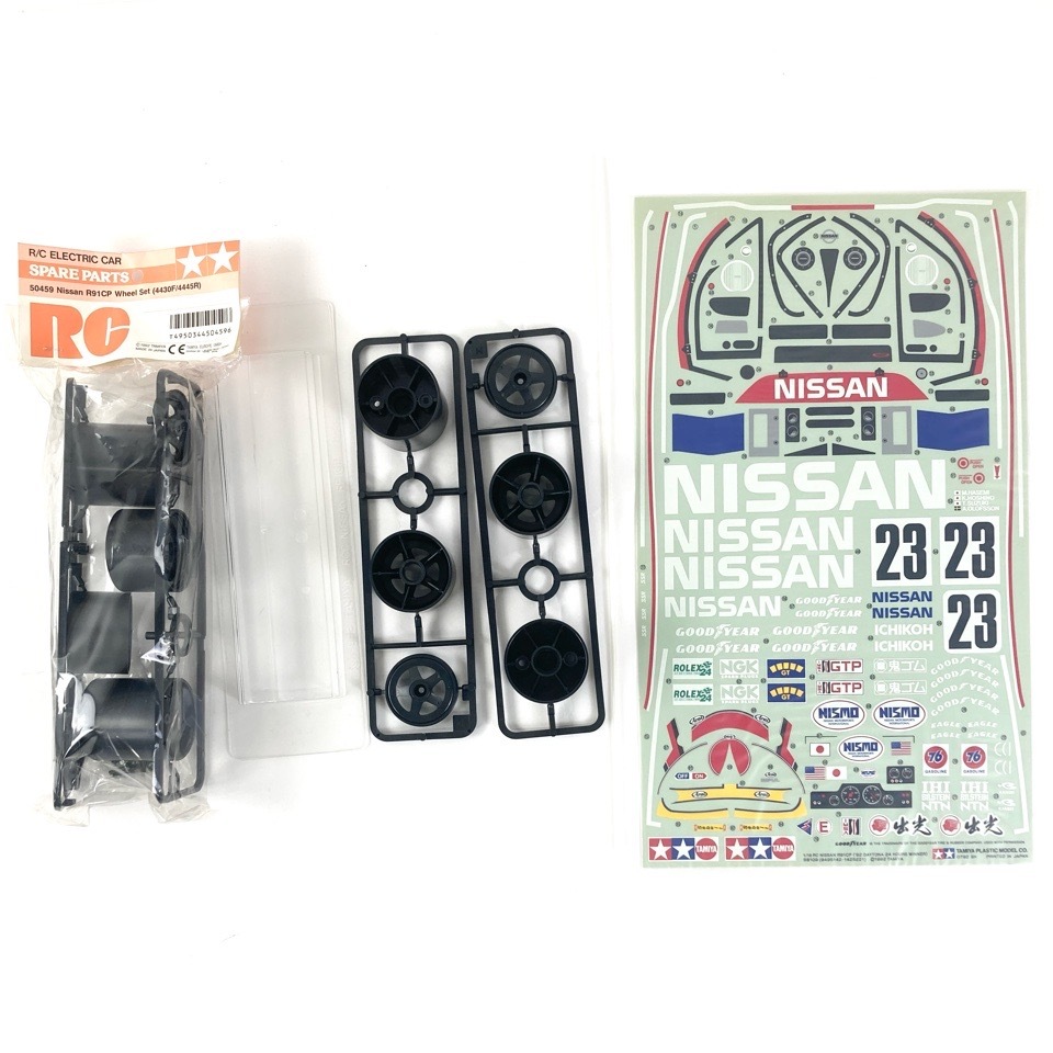 現状品 TAMIYA タミヤ 1/10 NISSAN R91CP 92デイトナ優勝車 電動RCオンロードカー 組み立てキット ラジコン 箱付 おもちゃ・玩具 4198100_画像8