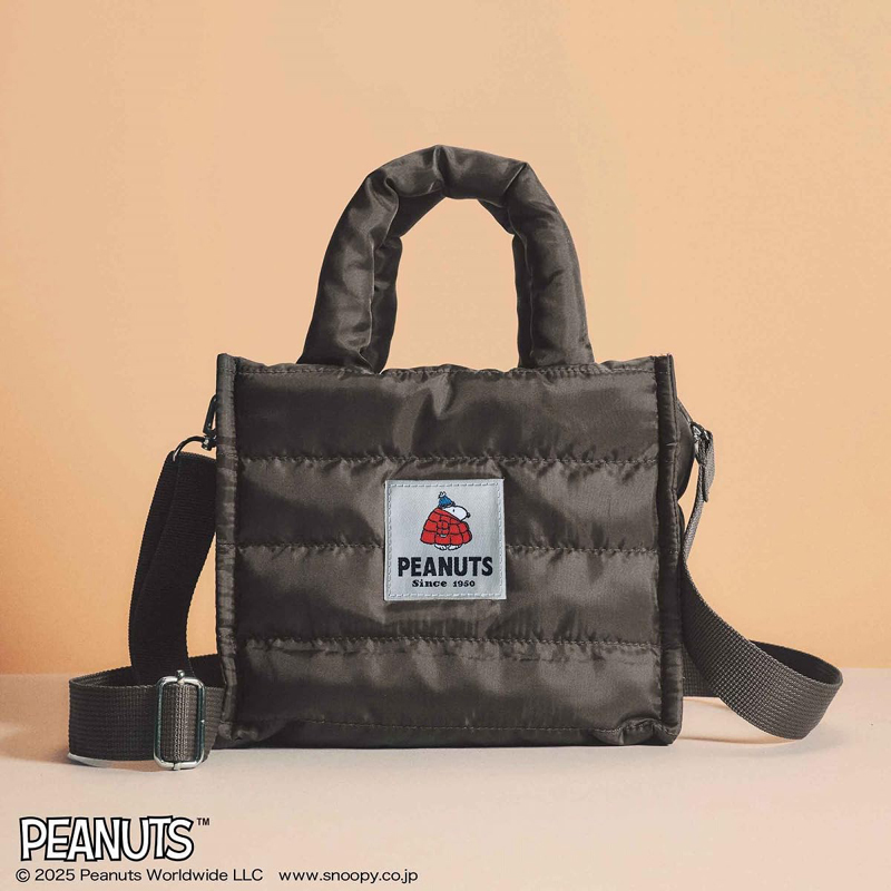 InRed インレッド 2025年 11月号 【付録】 スヌーピー 2WAYキルティングバッグ_画像2