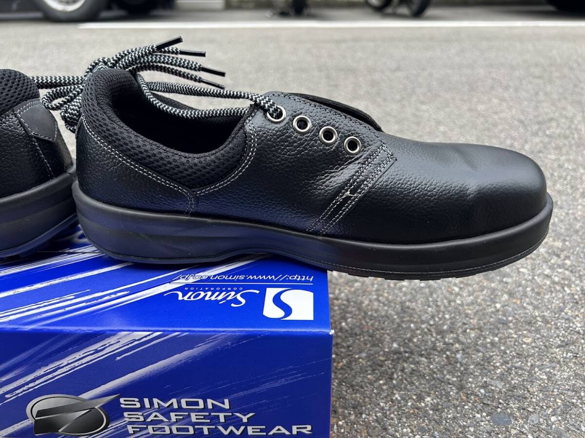 倉庫一掃セール　訳あり　安全靴　24.0cm　シモン　WS11　黒　ウォーキングセーフティ　SX3層底F　短靴　男女兼用（0430YO-3①）_画像6