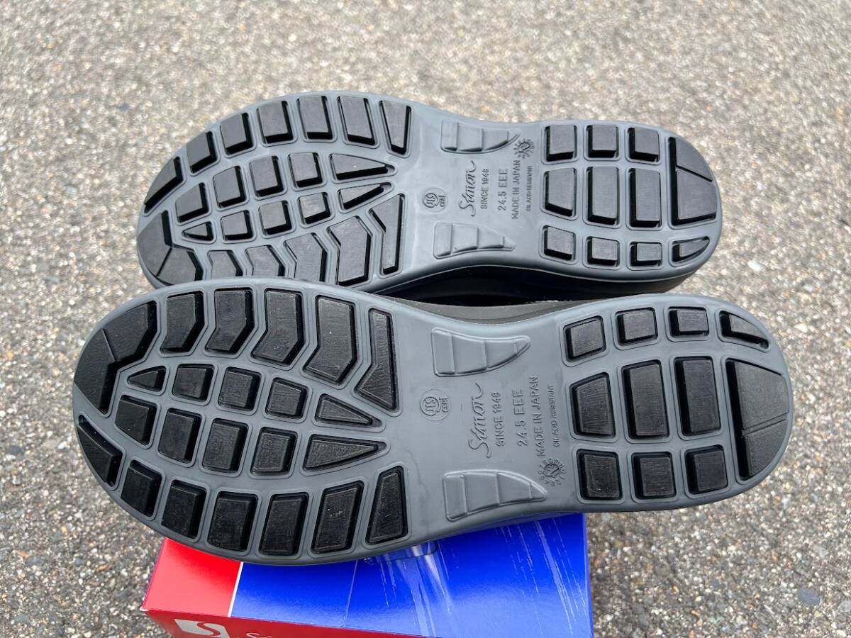 倉庫一掃セール　訳あり　安全靴　24.0cm　シモン　WS11　黒　ウォーキングセーフティ　SX3層底F　短靴　男女兼用（0430YO-3①）_画像7