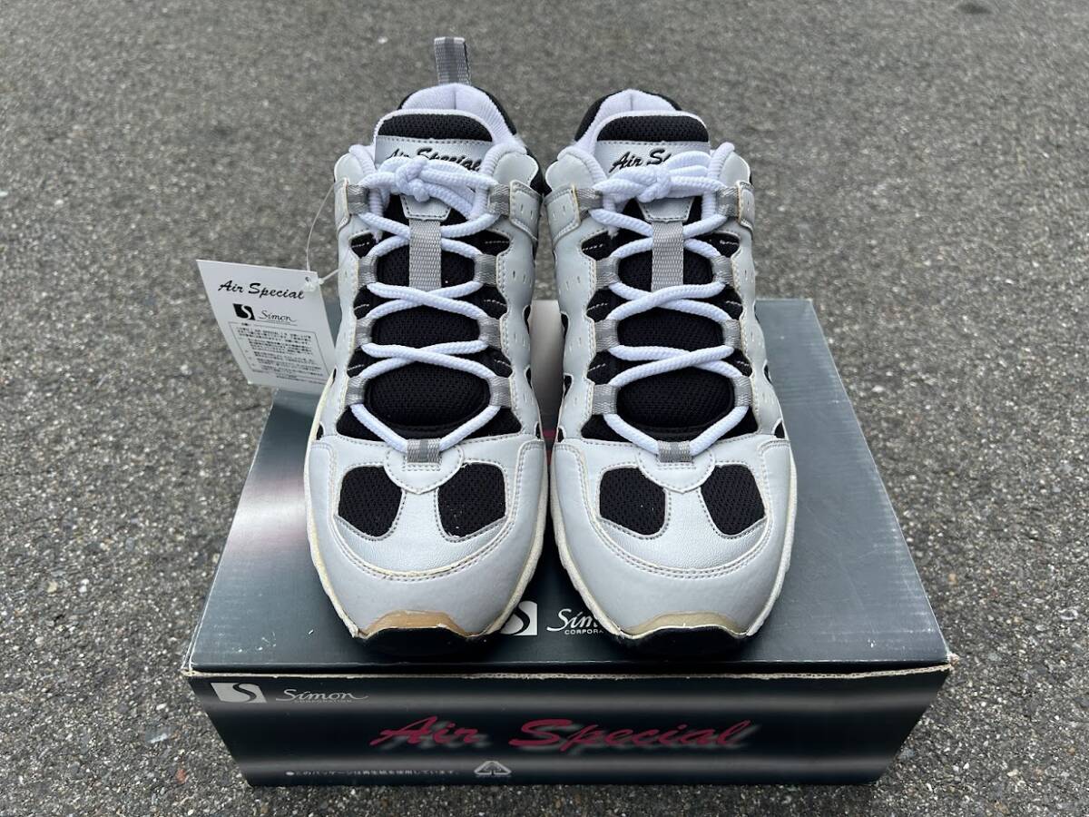 倉庫一掃セール　訳あり　安全靴　24.5cm　シモン　AirSpecial　エアースペシャル　9802　鋼製先芯入り　軽量　スニーカー　白（0430YO-1）_画像6