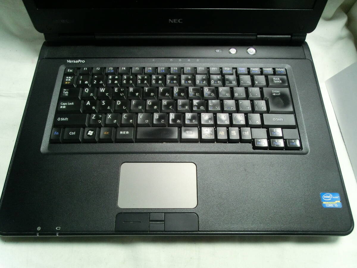 【ジャンク】NEC VersaPro PC-VK25MXZCC(液晶、バッテリー不調)/Intel Core i5-2520M/メモリ4GB/ストレージ無/管:NPC2510-1012_画像3