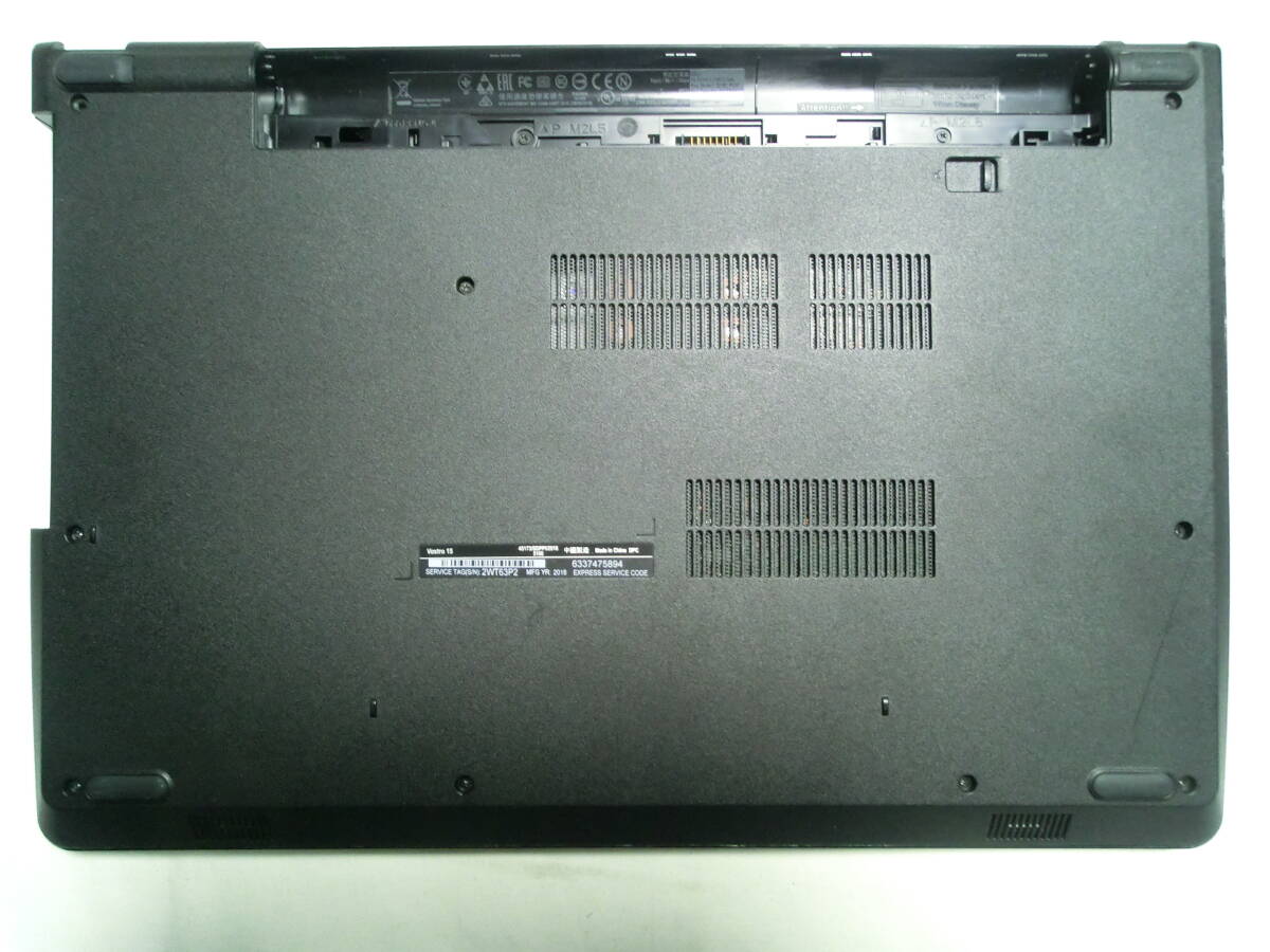 【ジャンク】DELL Vostro 15 3568(電源投入不可)/Celeron 3865U/メモリ4GB/ストレージ無/管:NPC2412-367_画像2