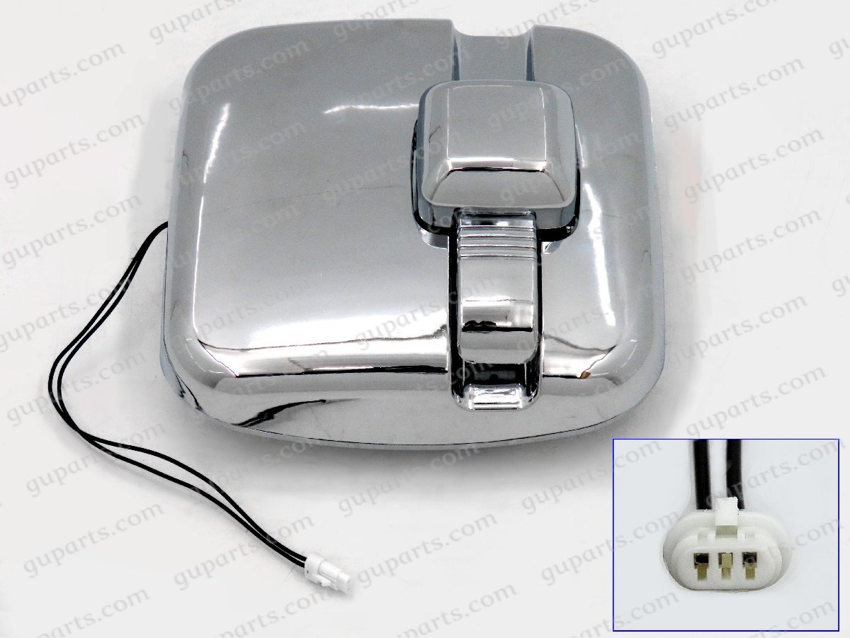 UD サイ ド アンダー ミラー ヒーター メッキ ワイド アングル 左 右 共通 汎用 ビッグサム クオン ファイン コンドル ファインコンドル_画像5