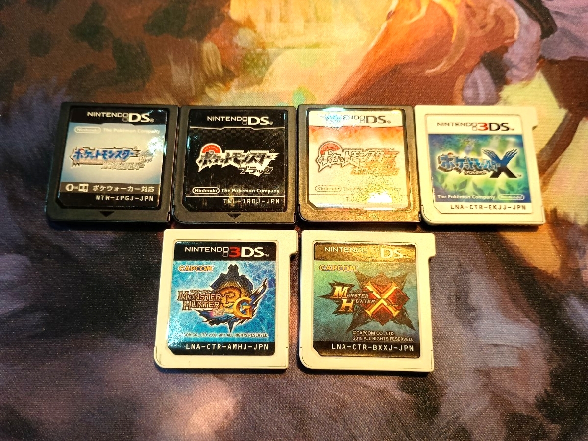 ポケットモンスター DS 3DS ソフトまとめ売り ムーン ウルトラムーン X ソウルシルバー ブラック ホワイト2 おまけ付き_画像4