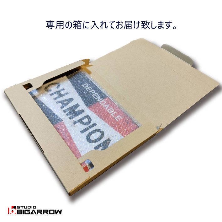 57 ブリキ看板 20×30㎝ HONDA ホンダ ガレージ メタルプレート アメリカンインテリア USフェンス 世田谷ベース_画像8