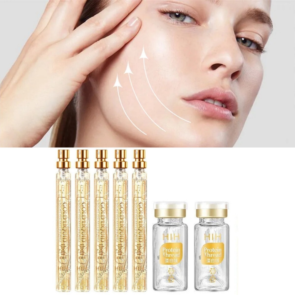 【売れてます!!】エイジングケア　リフトアップ　美容糸　糸リフト　溶ける糸　タンパク質　プロテイン糸　美容糸　ハリ肌　シワ　たるみ_画像7