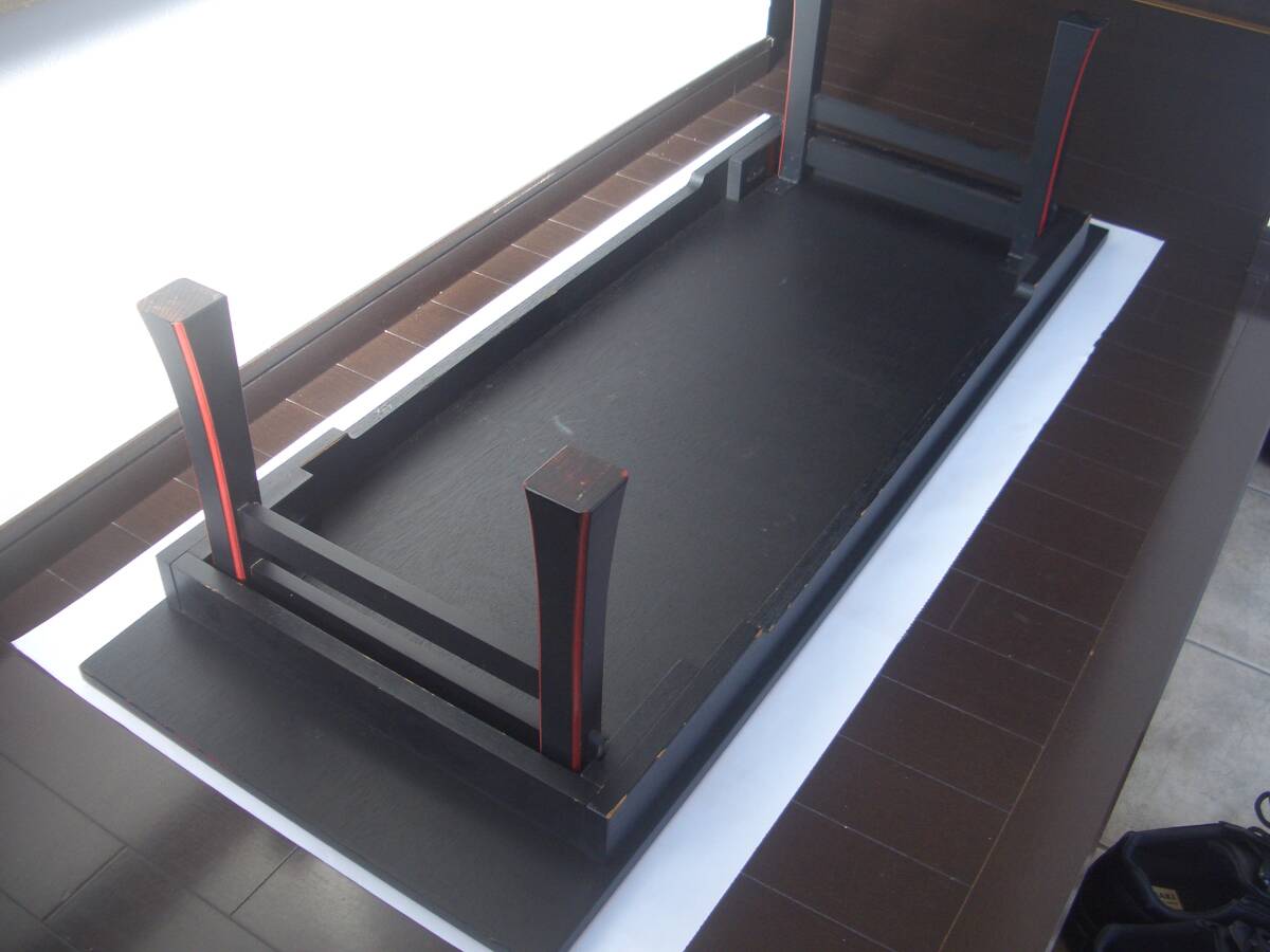 ** храм . предметы для домашнего буддийского алтаря [ 2 месяц . стол ]2 шт .1 комплект ** стандартный. 4 сяку (121×45×32 см ) бесплатная доставка # храм .# предметы для домашнего буддийского алтаря # поминальная служба #..