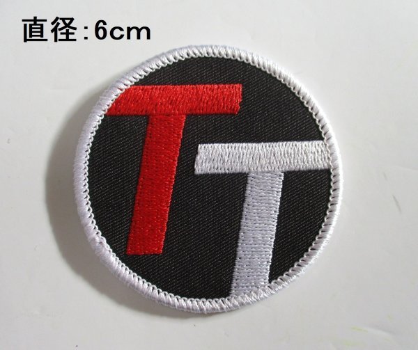 【新品・即決】タイトリスト TT アイロン アップリケ パッチ ワッペン ゴルフ 刺繍 直径6cm_画像1