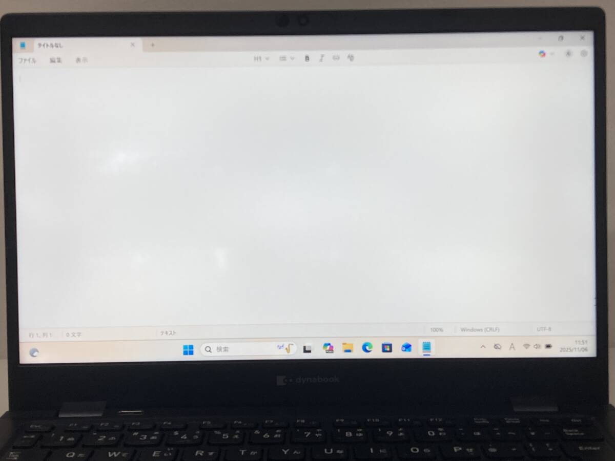 東芝 dynabook G83/KW A6GNKWLCD6DA/ Core i5-1235U 1.3GHz/ 16GB / 256GB / windows 11Pro_画像9