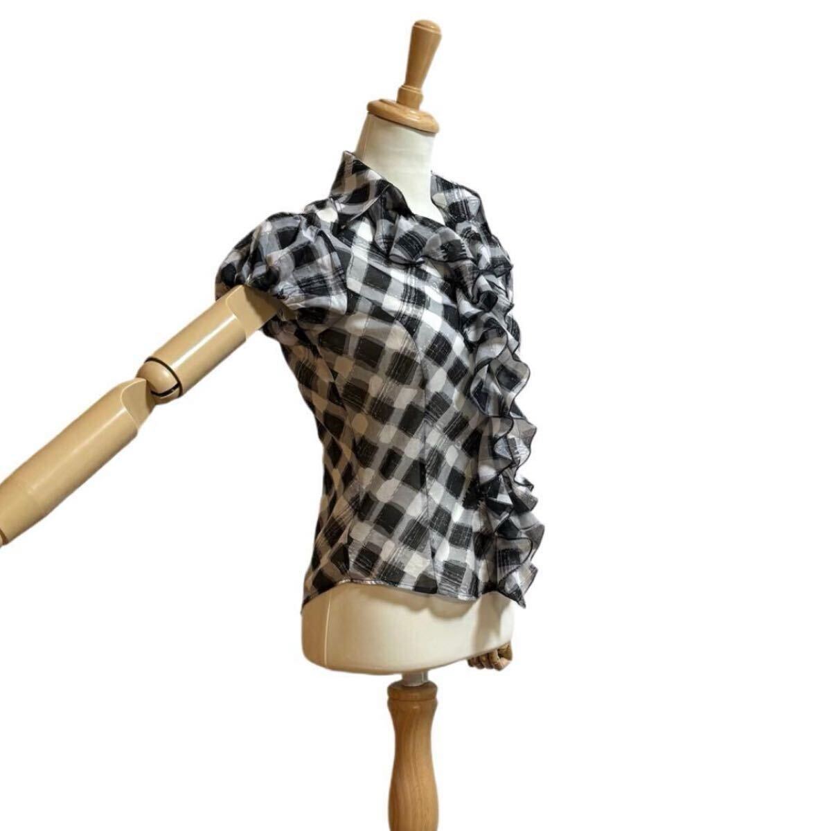 【NARACAMICIE】 フリル パフスリーブブラウス_画像5