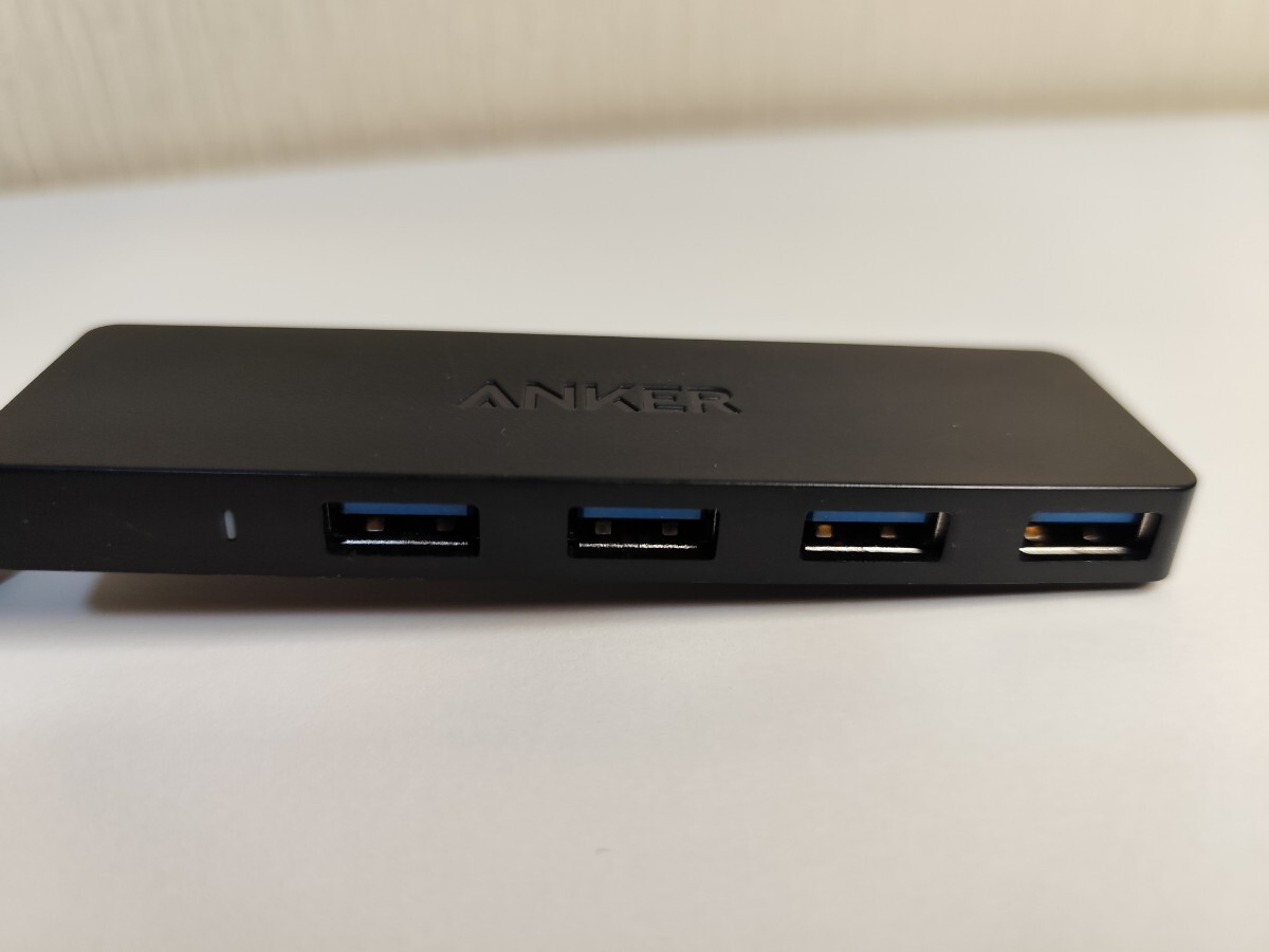 【送料無料】Anker USB3.0 ウルトラスリム 4ポートハブ USB ハブ 60cm ケーブル 5Gbps高速転送 バスパワー 軽量 コンパクト_画像3