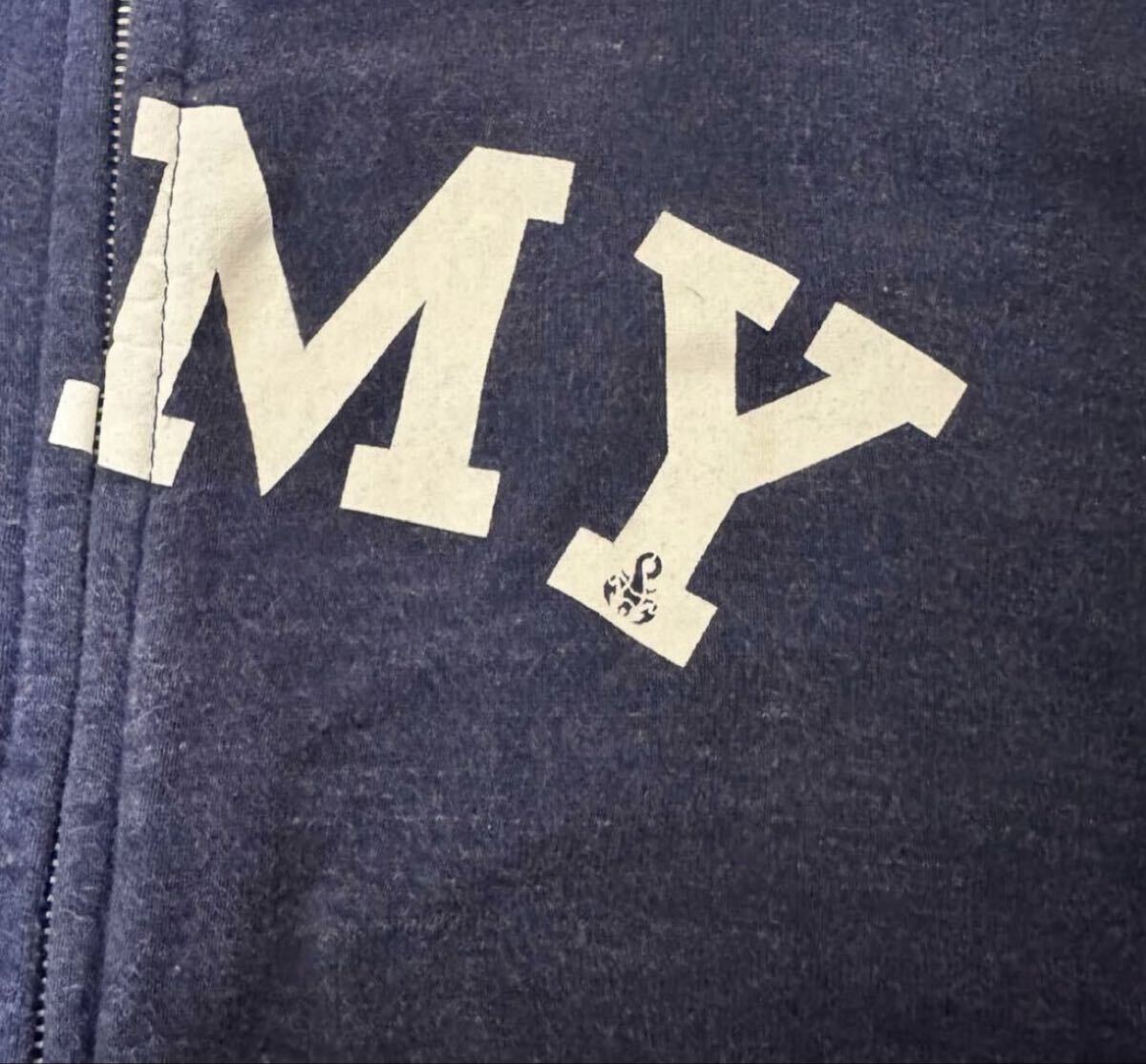 Sサイズ SOPH ソフ ARMY アーチロゴ ジップアップフーディー パーカー ネイビー_画像3