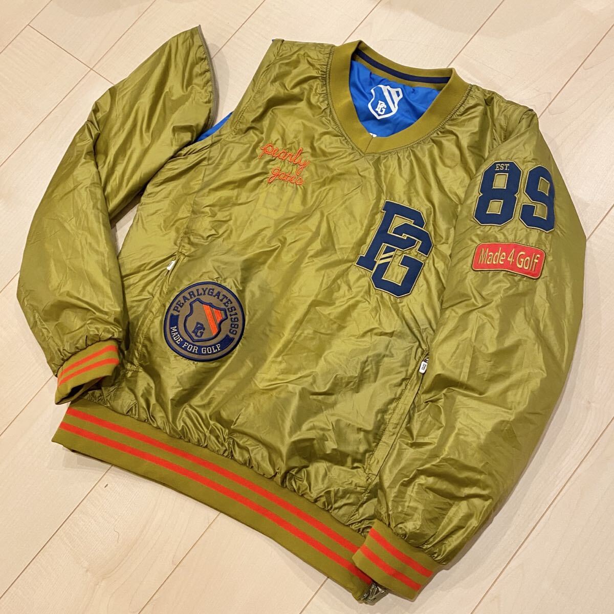 パーリーゲイツ 4 4way スニード リバーシブル ブルゾン (PEARLY GATES) 定価51700円 中綿 ベスト メンズ_画像3